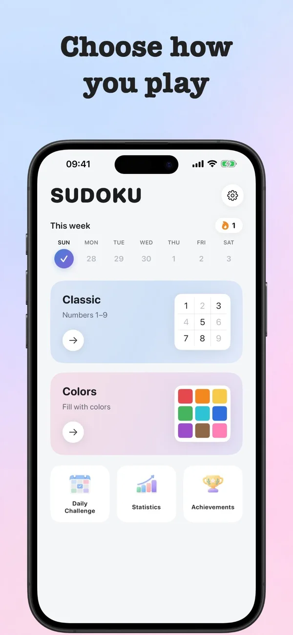 Classic & Color Sudoku – Miay screenshot 2