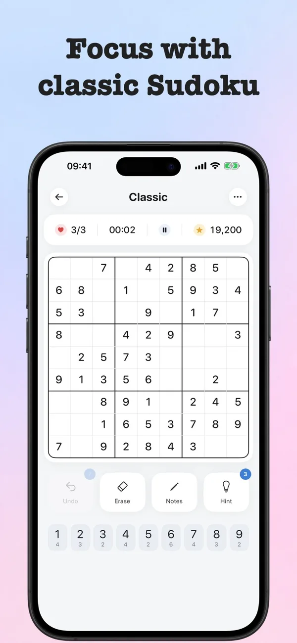 Classic & Color Sudoku – Miay screenshot 3