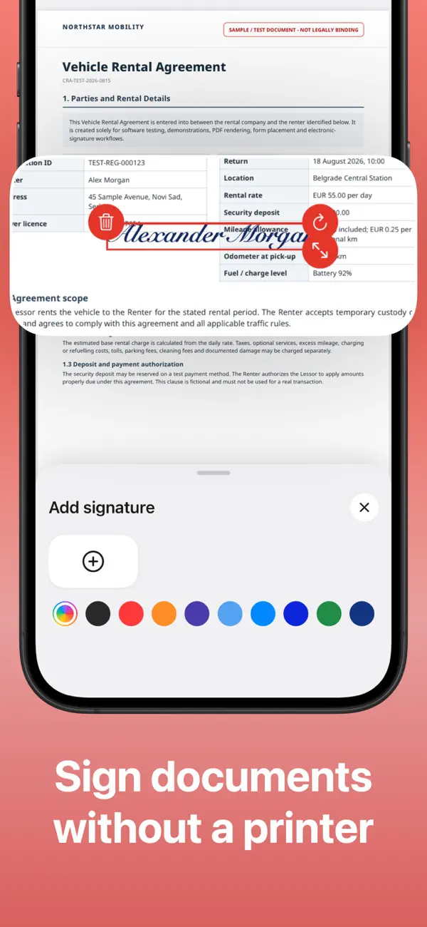PDF Scanner: Signature Maker screenshot 4